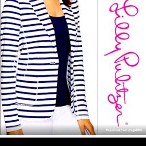 Lilly Pulitzer NWT Cotton Blazer